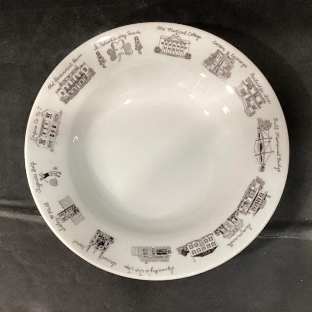 Tuxton‎ Augusta Collection Pasta Bowl, Vintage Amy Lovering Roberts Design